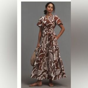 Anthropologie The Somerset Maxi dress L